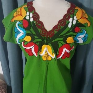 Mexican embroidered shirt